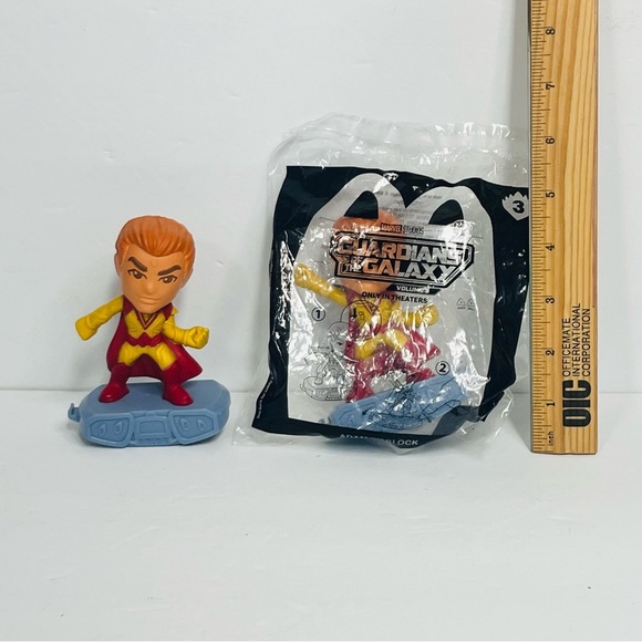 mcdonalds marvel studios guardians of the galaxy adam warlock in bag and loose - Picture 2 of 3
